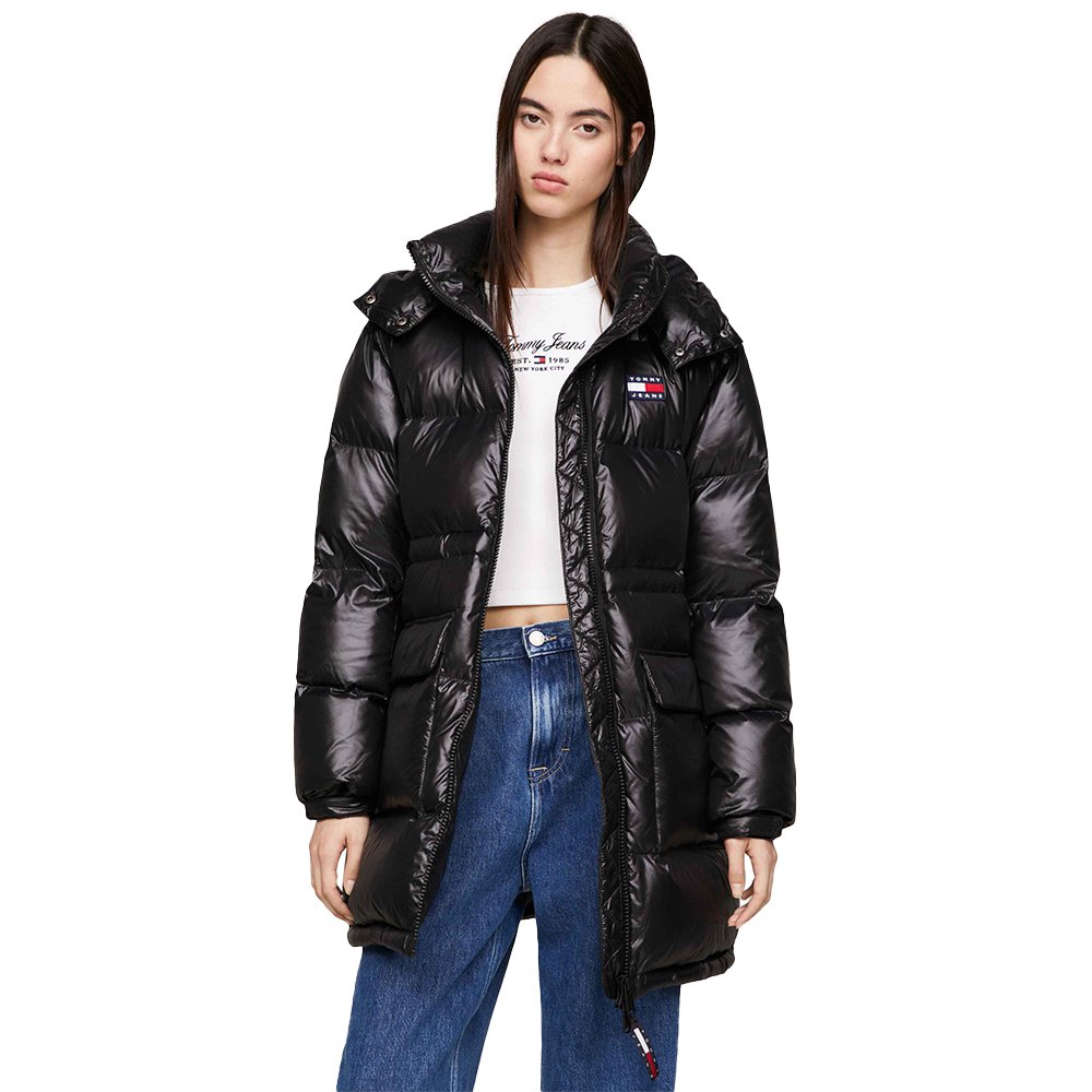 

Пальто Tommy Jeans Midi Alaska, черный