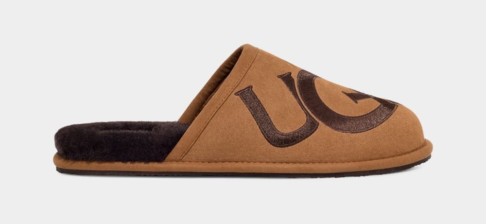 

Домашние тапочки Scuff Logo II UGG, коричневый