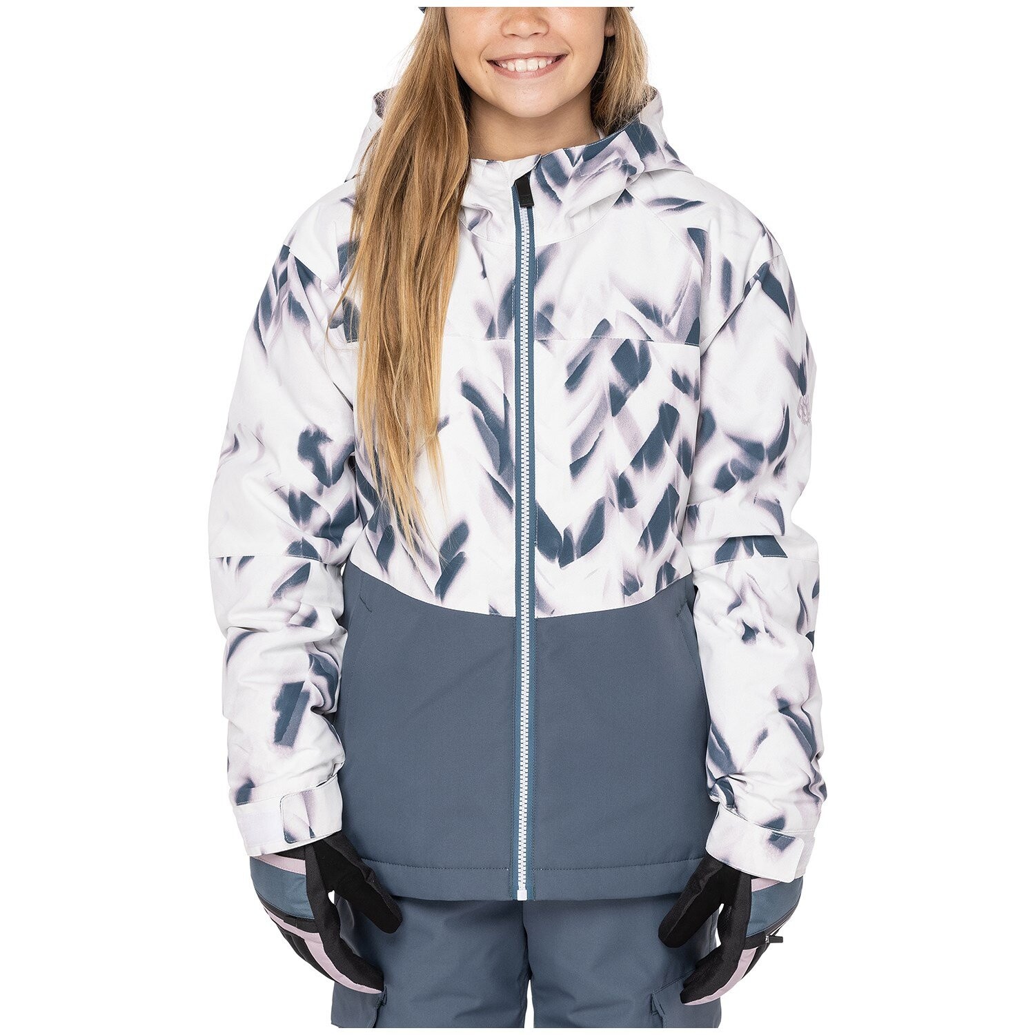 

Куртка 686 Athena Insulated, цвет White Herringbone Colorblock