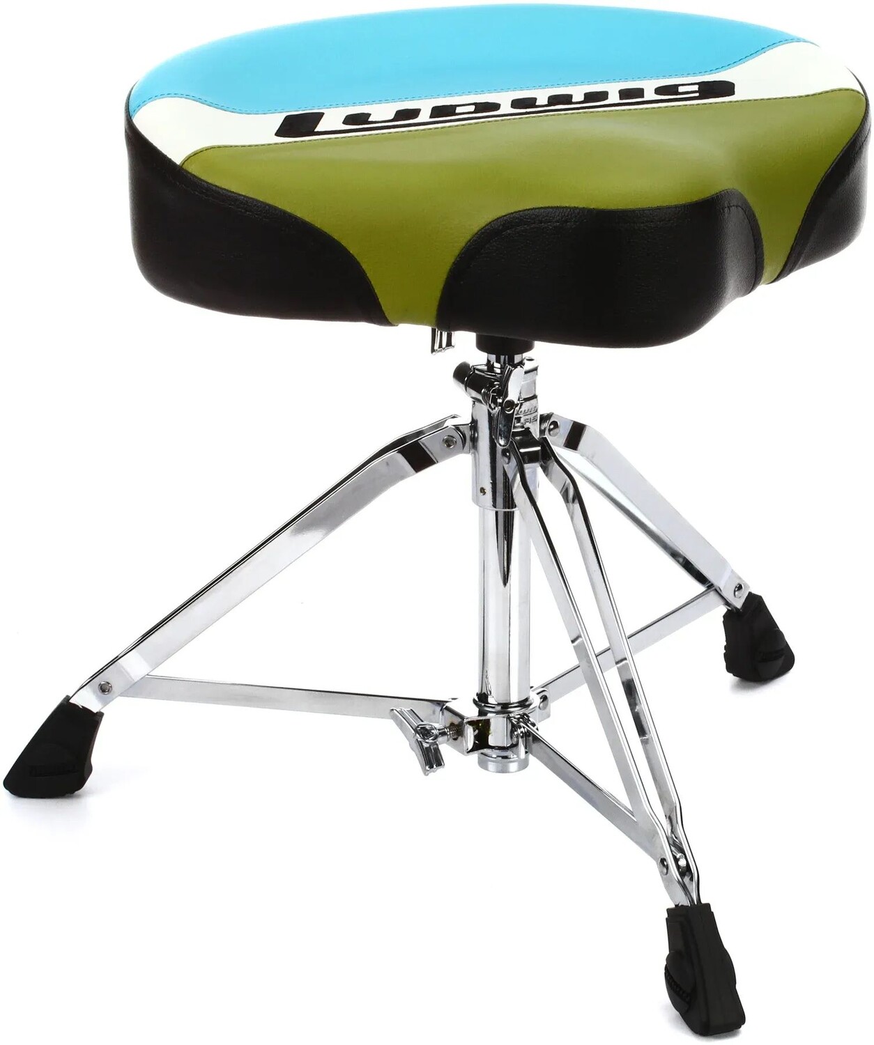 

Ludwig Atlas Classic Drum Throne - седло, синий/оливковый
