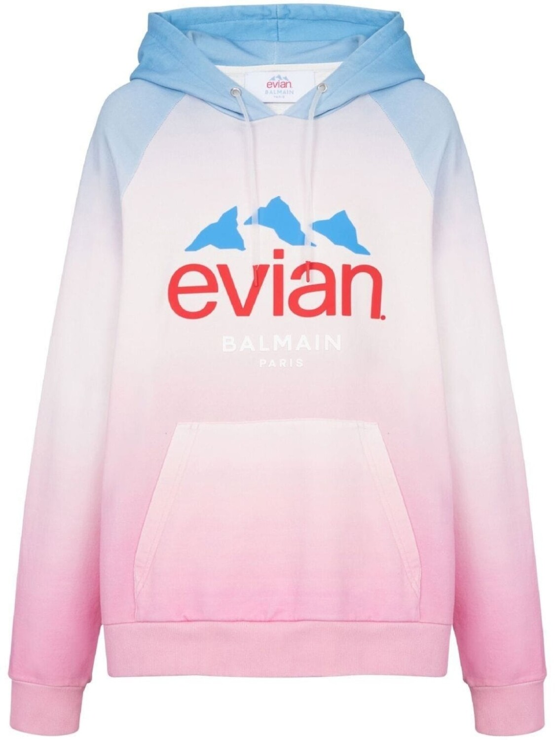 

Худи из коллаборации с Evian Balmain, розовый
