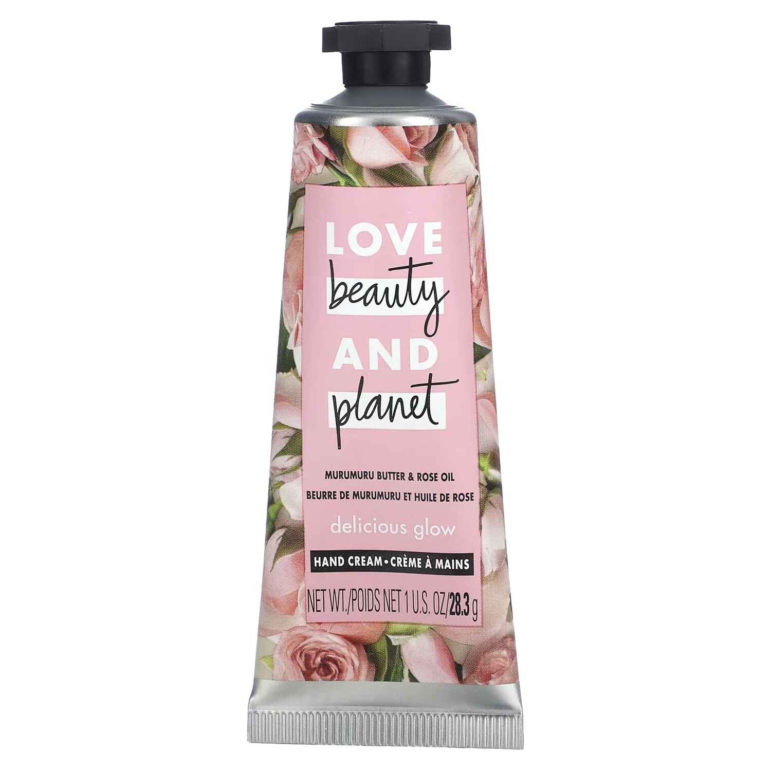 

Крем для рук Love Beauty and Planet Delicious Glow, масло мурумуру и розовое масло, 28,3 гр.