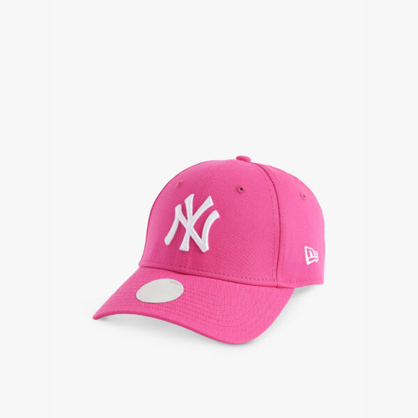 

9Forty бейсболка из хлопчатобумажной саржи с вышитым логотипом New York Yankees New Era, розовый