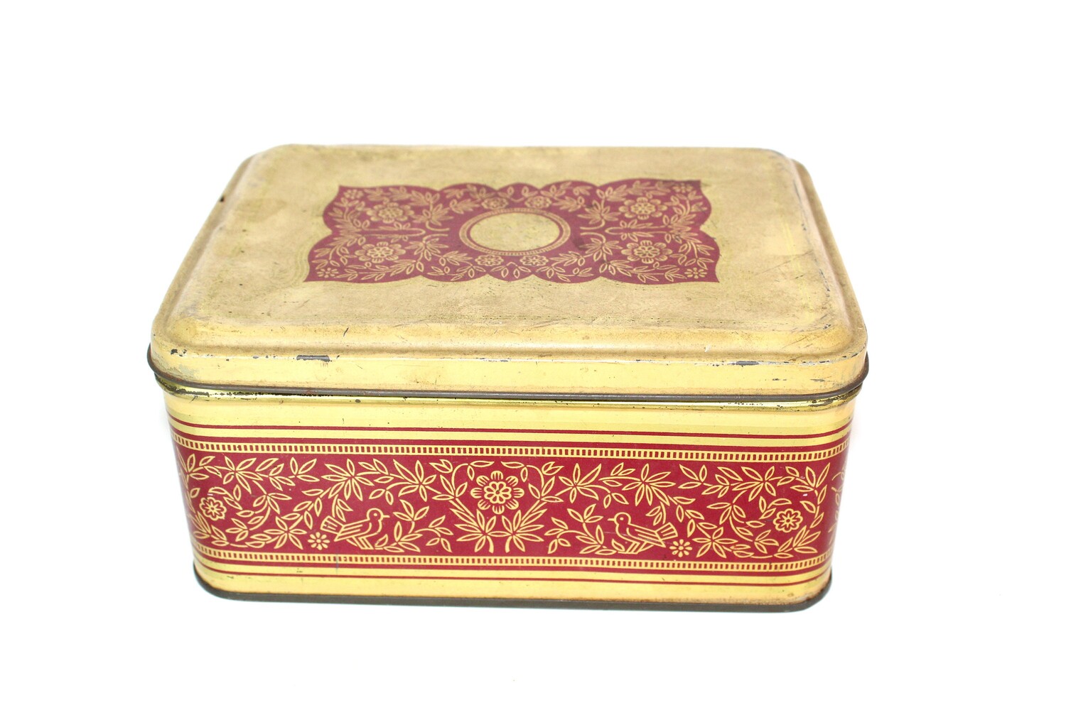 

Консервная банка, с крышкой, 1930, Винтаж