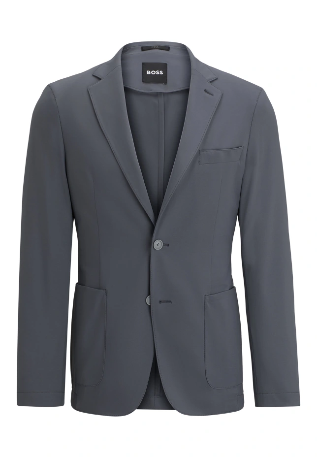 

Блейзер p-hanry-j-wg-241 slim fit Boss, серый