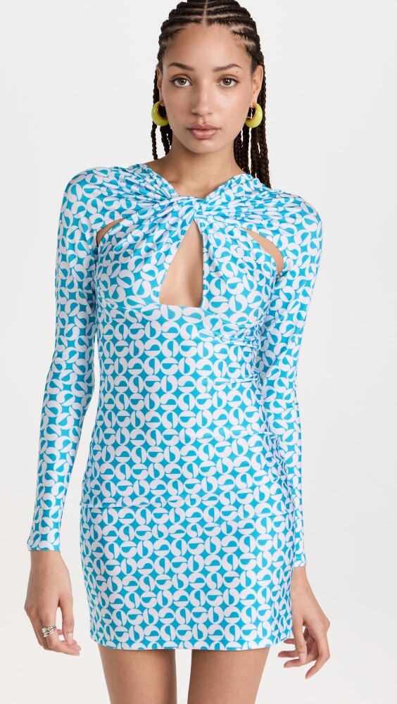 

Платье Coperni Twisted Cut-Out Jersey