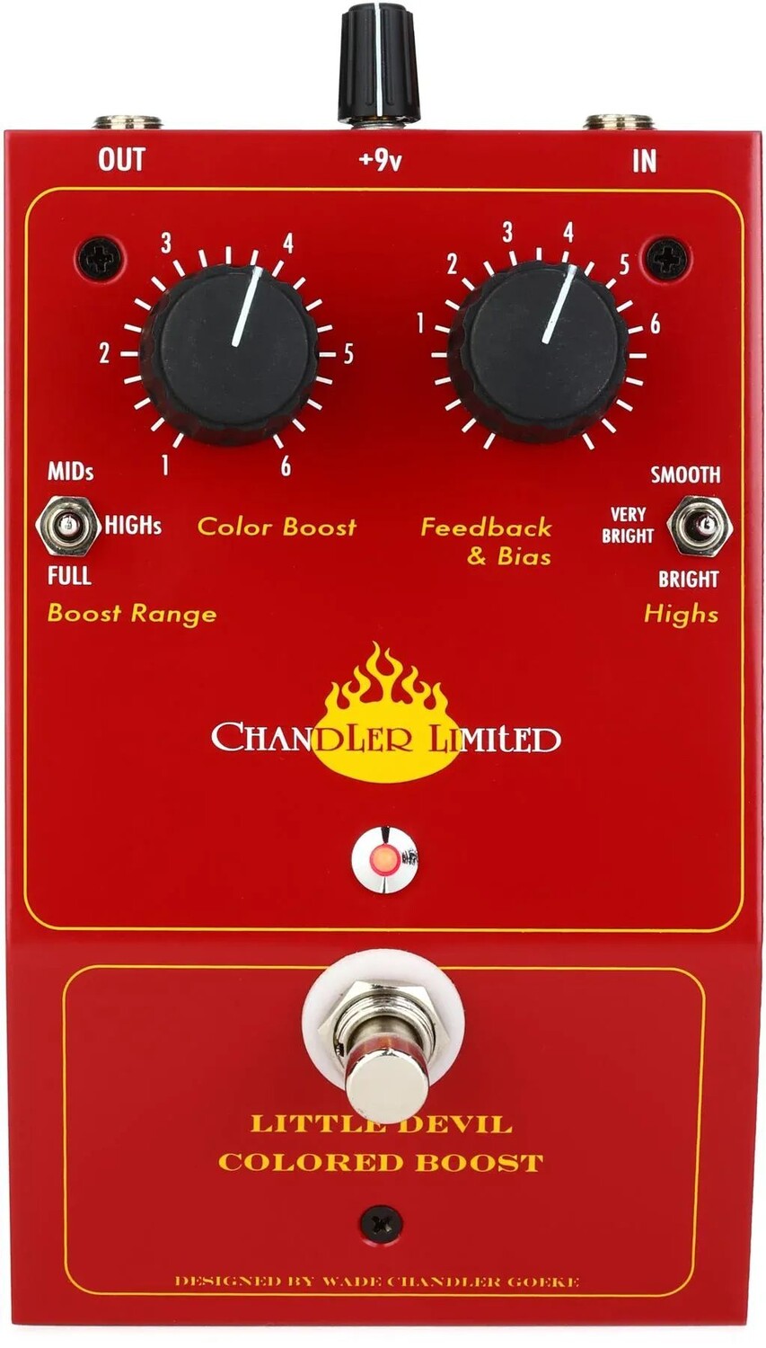 

Педаль дисторшн Chandler Limited Little Devil Colored Boost Distortion