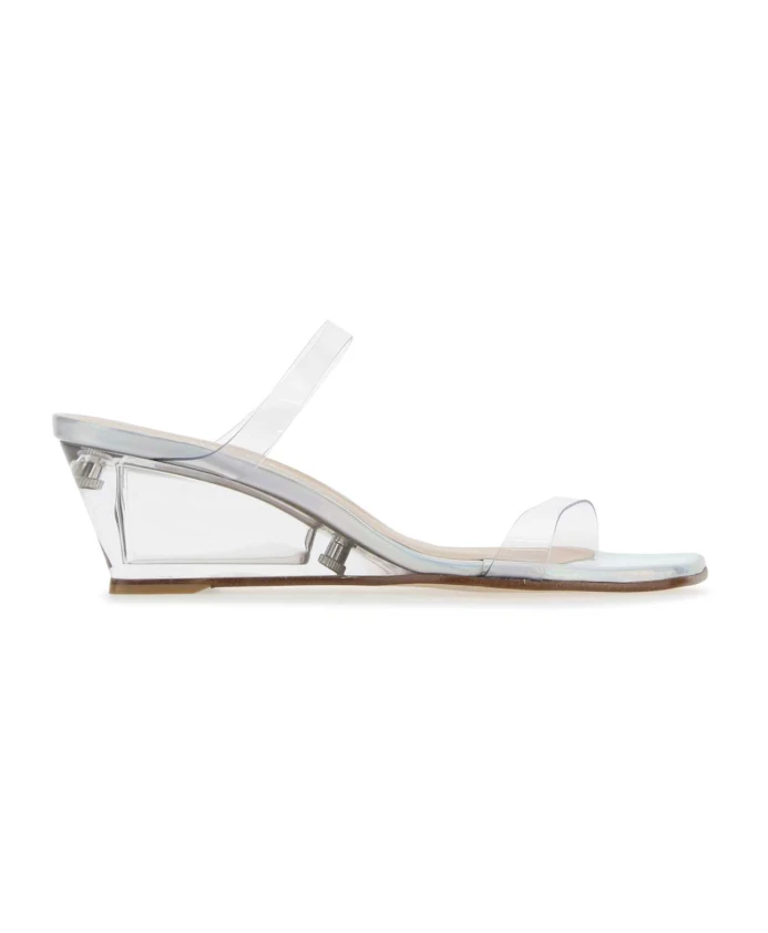 

Туфли Лодочки Aleena из прозрачного ПВХ с люцитом Stuart Weitzman, серый