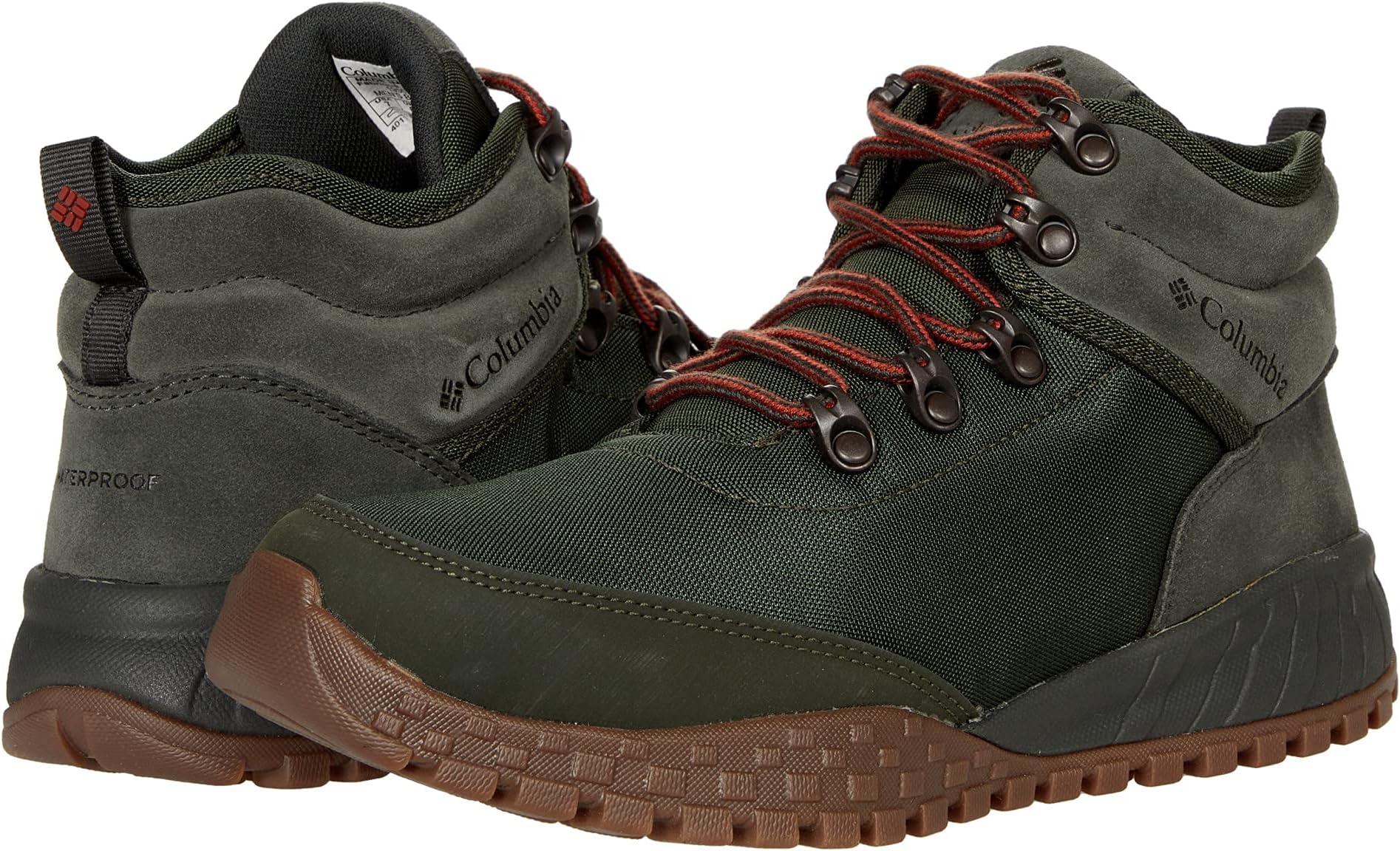 

Походная обувь Fairbanks Mid Columbia, цвет Gravel/Dark Moss