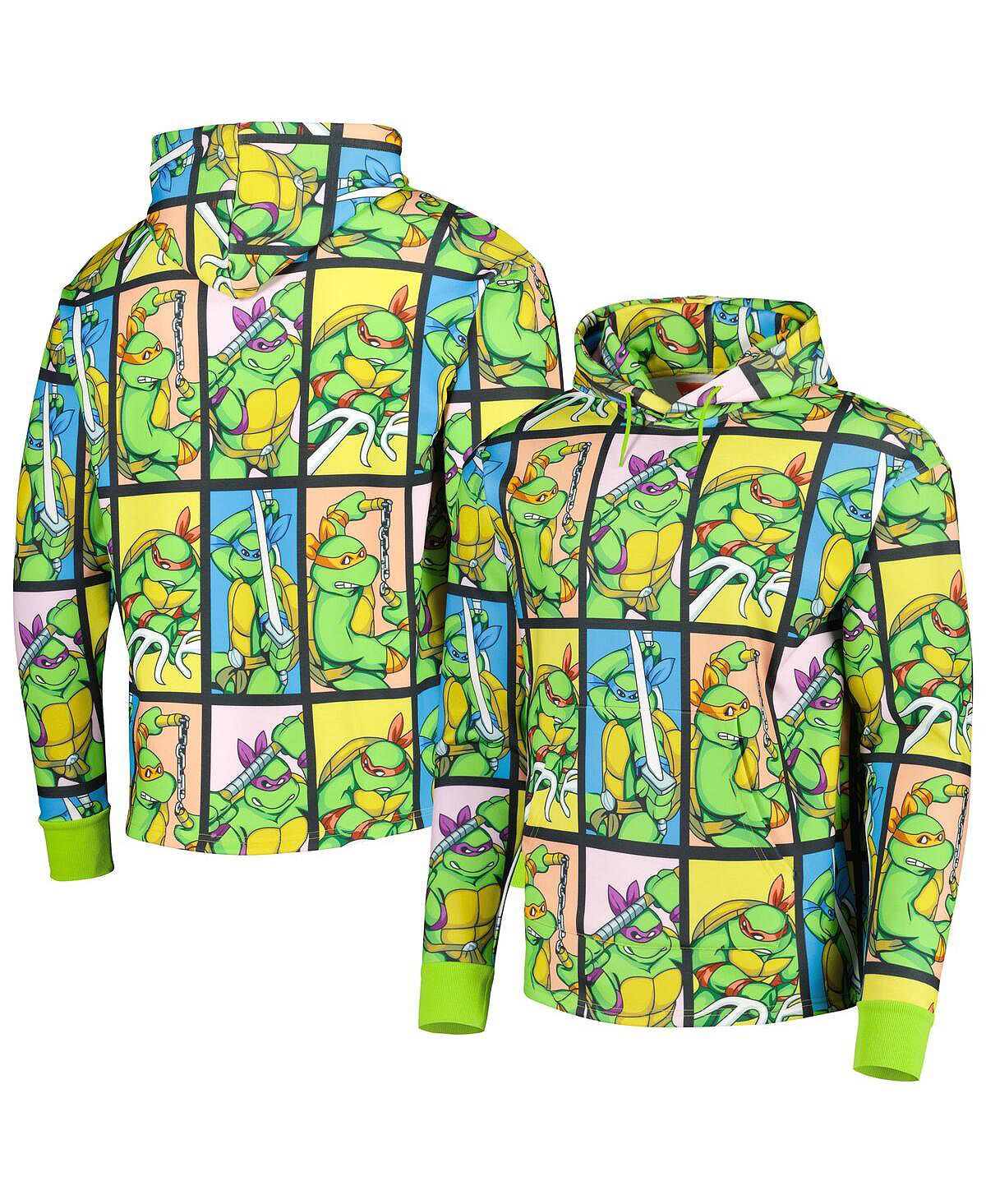 Мужской и женский зеленый пуловер с капюшоном и черепашками-ниндзя Chalk Line teenage mutant ninja turtles the cowabunga collection [ps5]