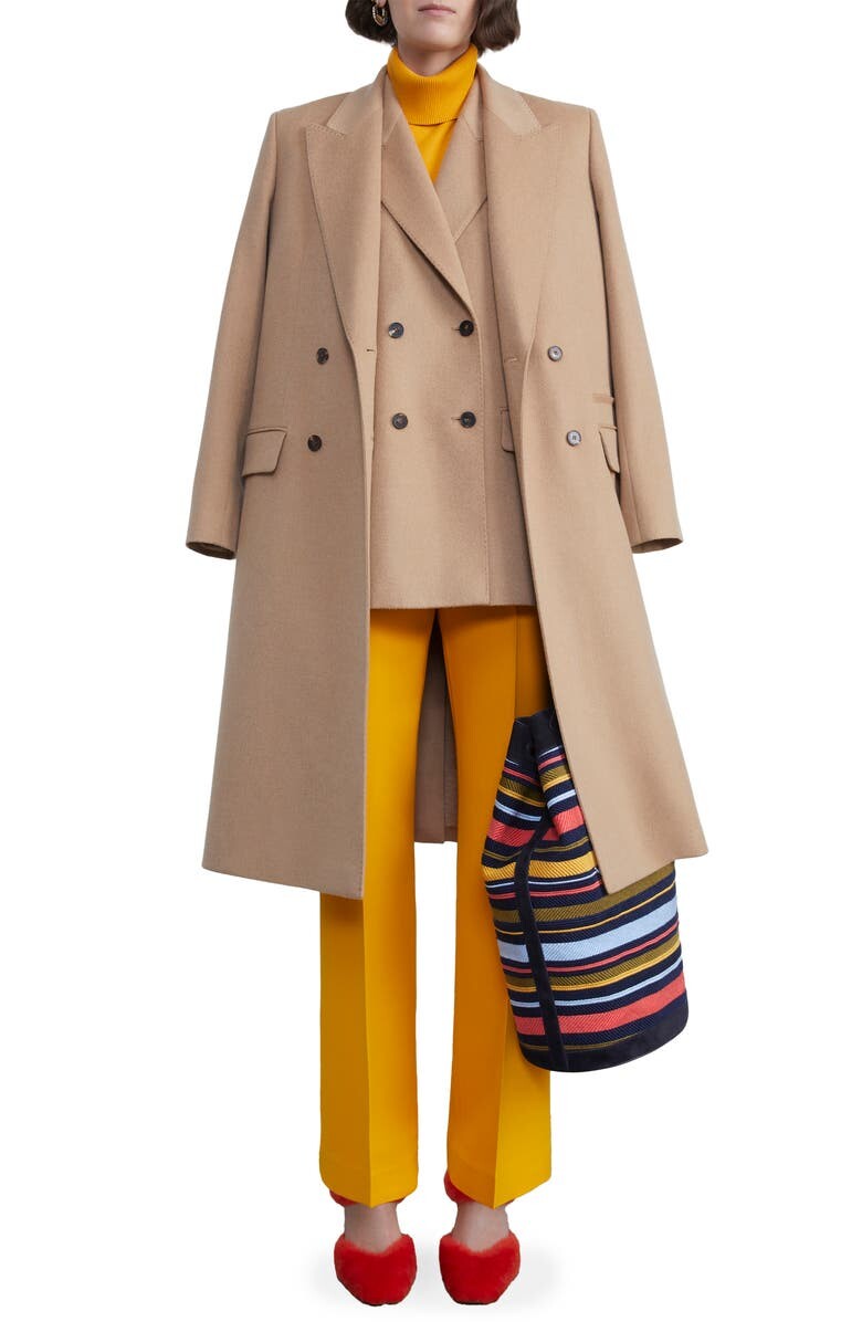 

Двубортное пальто из верблюжьей шерсти LAFAYETTE 148 NEW YORK