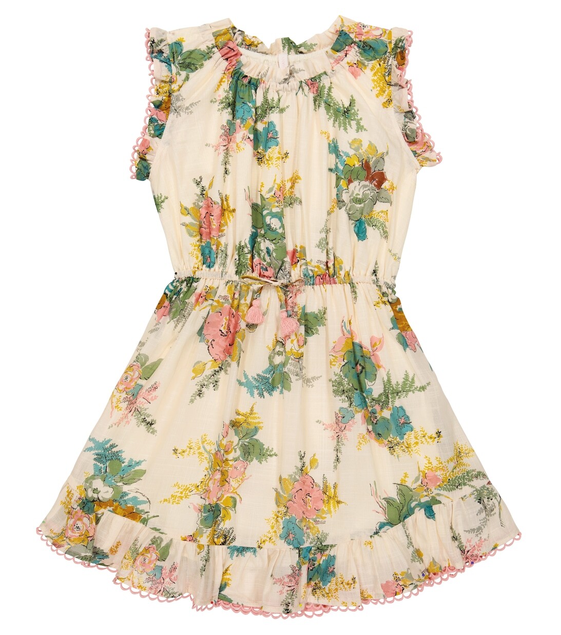 

Платье Clover с цветочным принтом Zimmermann Kids, разноцветный