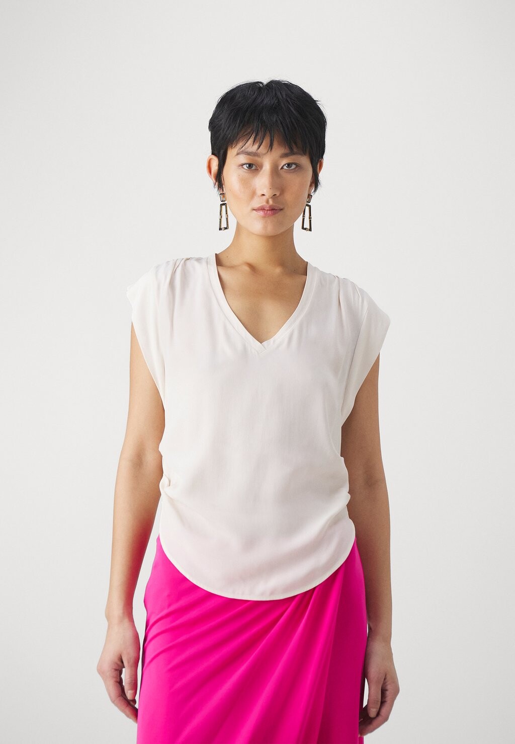 

Блузка MELPOMENE MAGLIA Pinko, светло-розовый