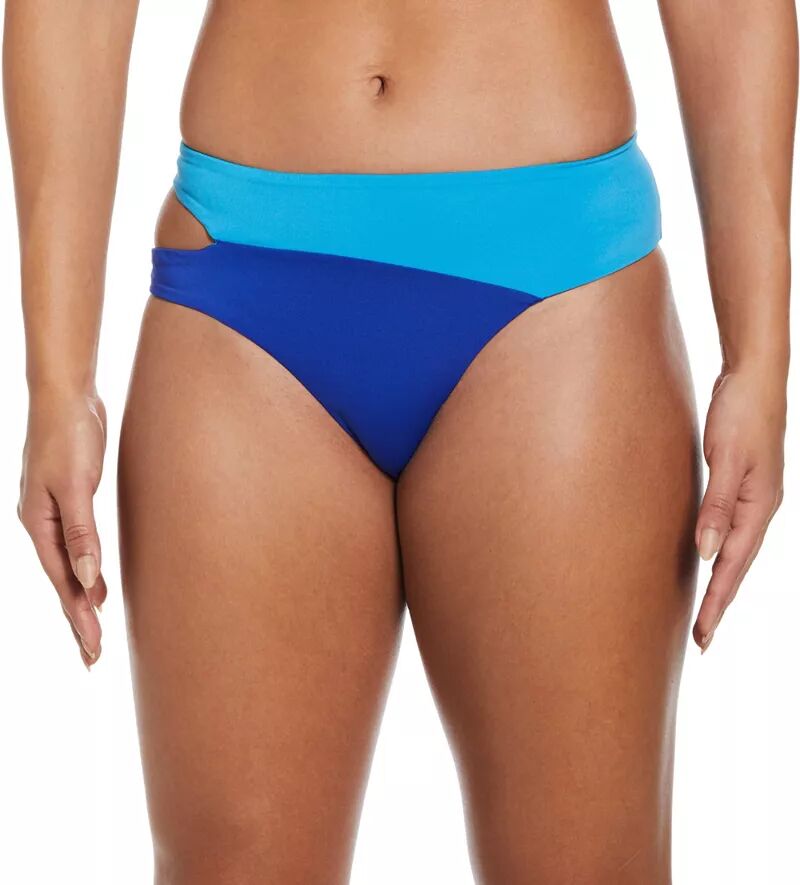 Женские асимметричные плавки бикини с логотипом Nike Nike, синий
