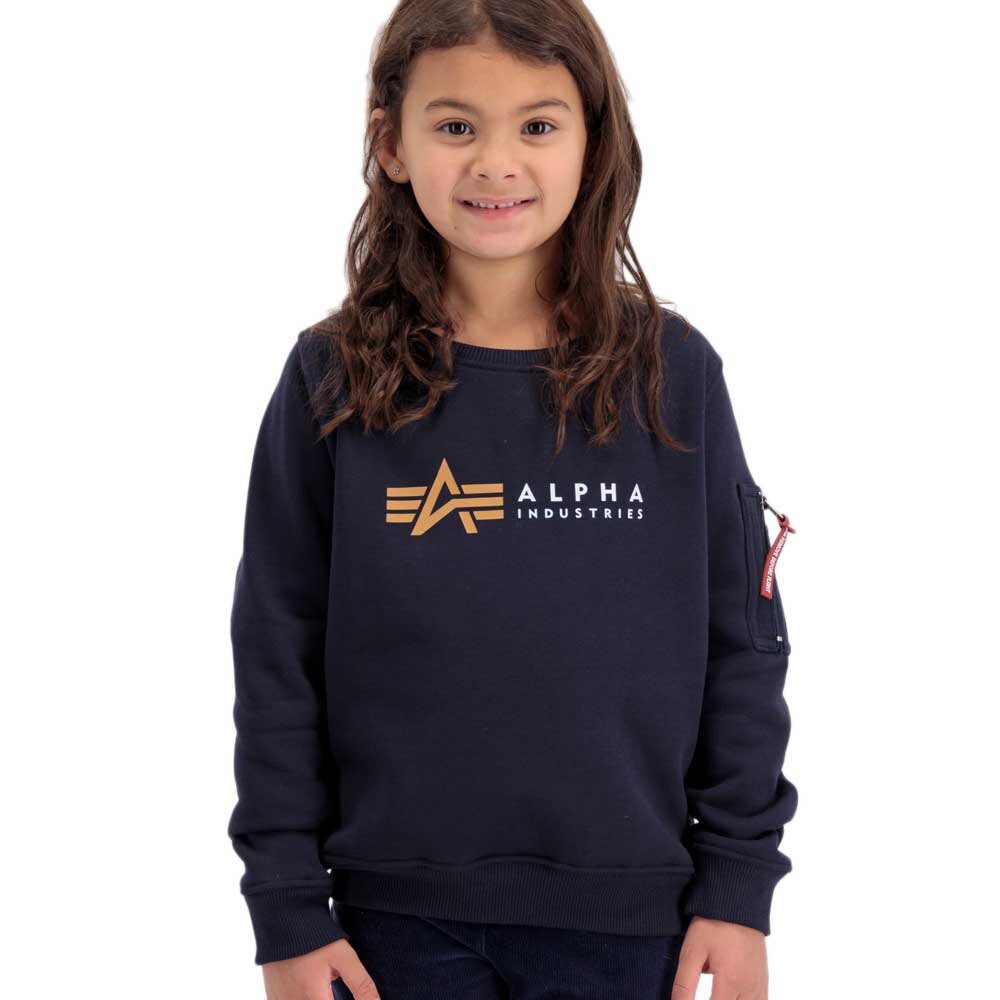 

Толстовка Alpha Industries Label, синий