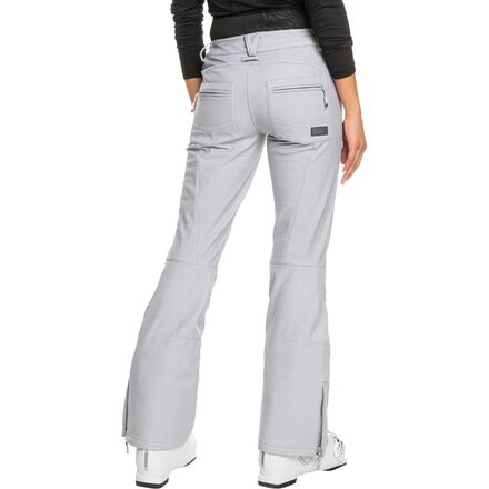 Высокие брюки с подъемом женские Roxy, цвет Heather Grey