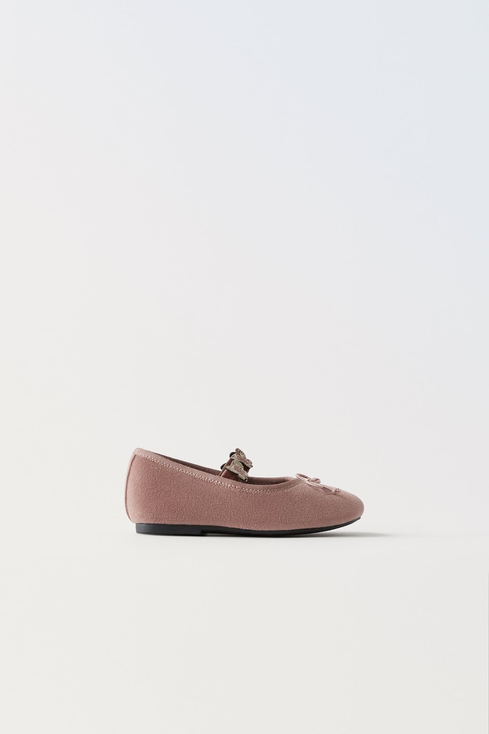 

Балетки с бабочками Zara, розовый
