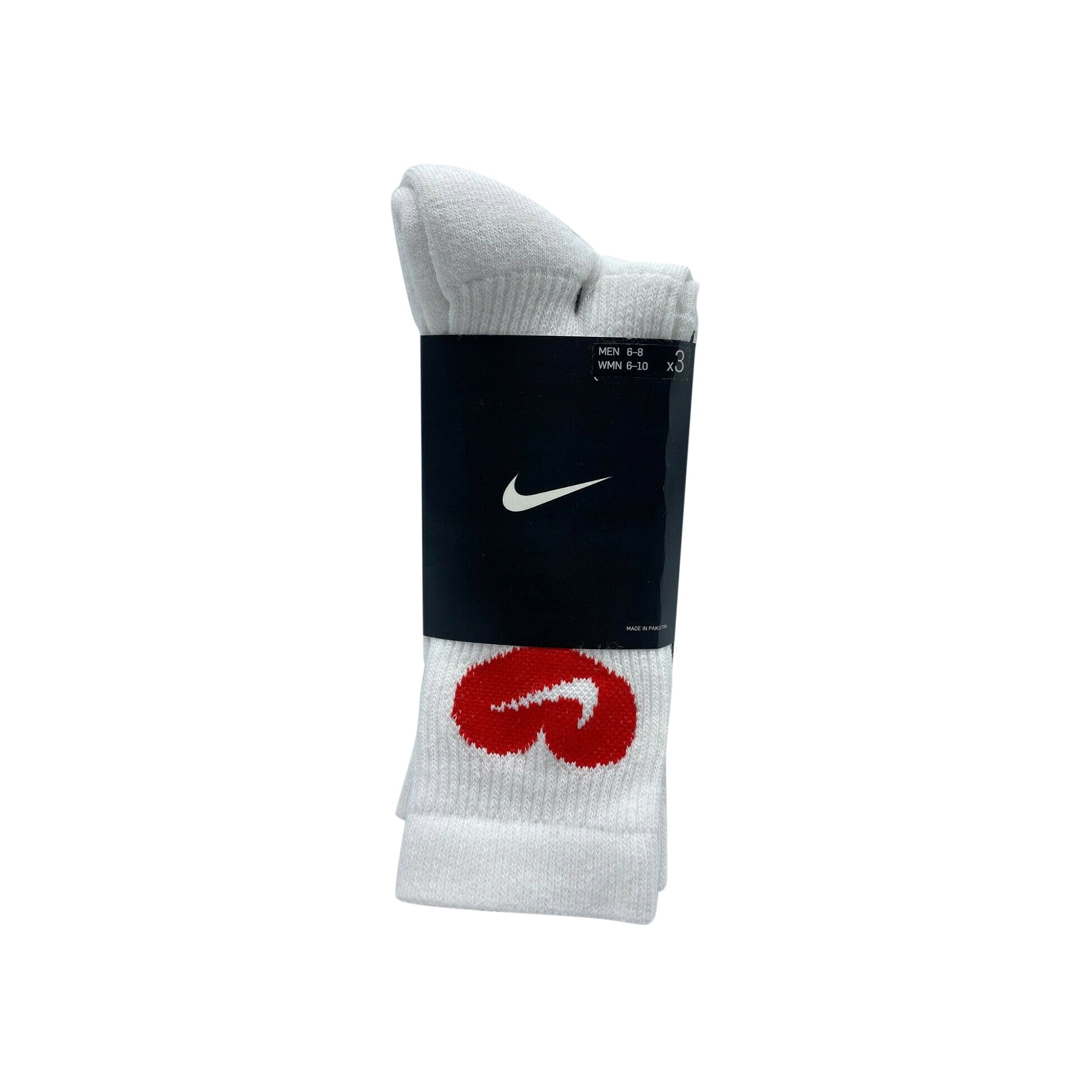 Сертифицированные носки Nike Lover Boy (3 шт.), белые