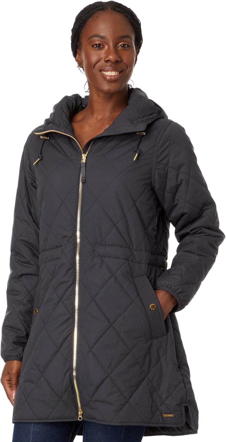 

Миниатюрное уютное стеганое пальто L.L.Bean, цвет Darkest Gray