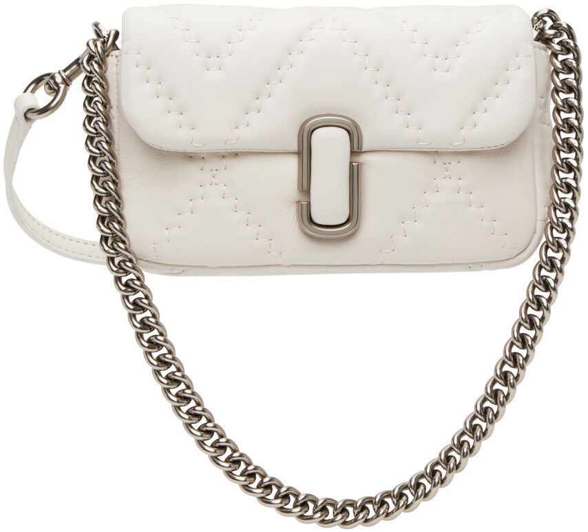 

Белый - Стеганая сумка через плечо The Mini J Marc Jacobs