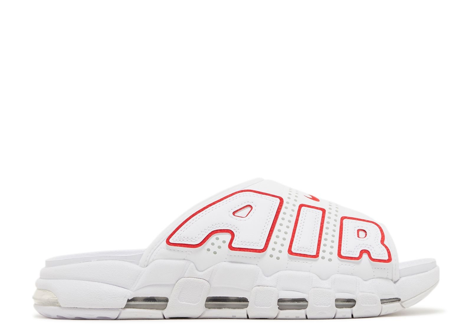 

Кроссовки Nike Air More Uptempo Slide 'White University Red', белый