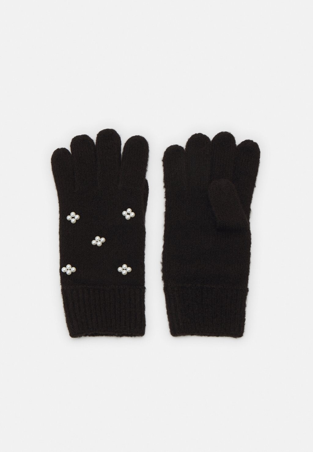 

Перчатки VINORMA FINGER GLOVES VILA, черный/белый