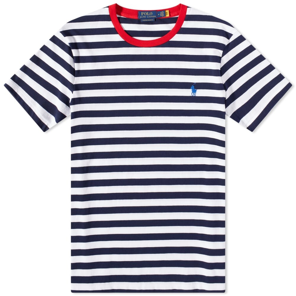 

Футболка в полоску Polo Ralph Lauren индивидуального кроя