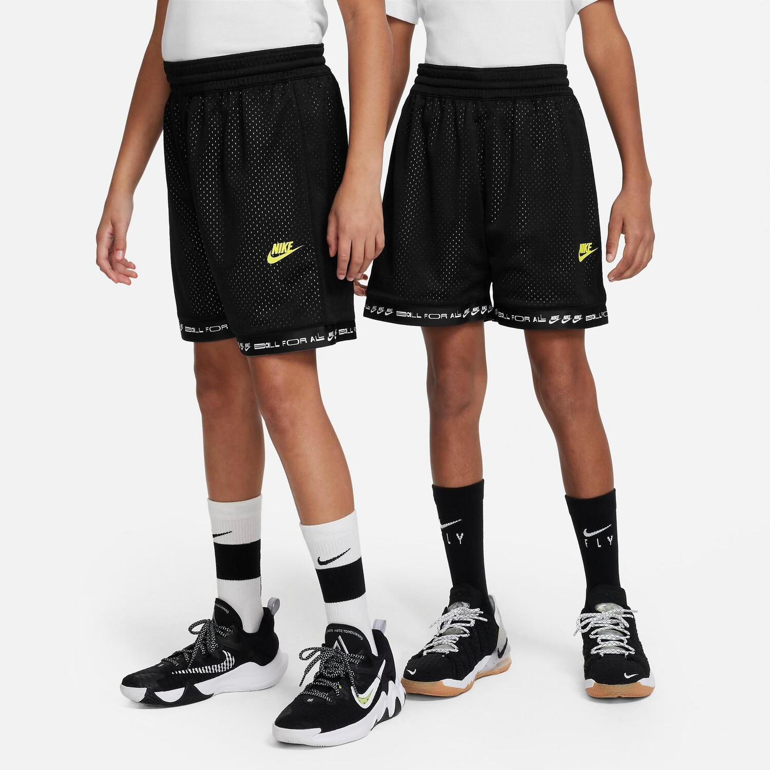 

Детские двусторонние баскетбольные шорты Nike Culture of Basketball, черный