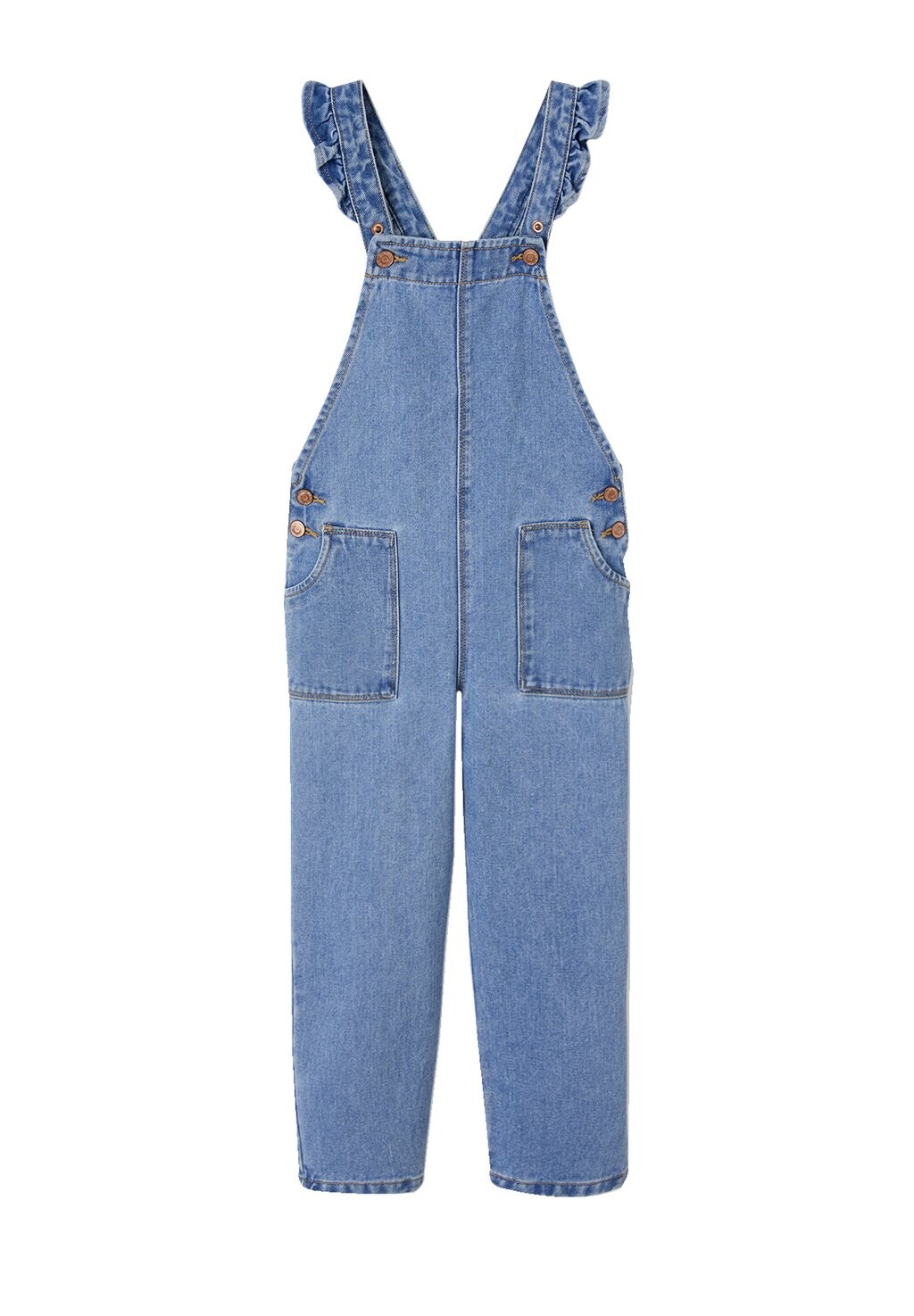 

Комбинезон MIT VOLANTTRÄGERN OEKO-TEX Vertbaudet, цвет blue stone