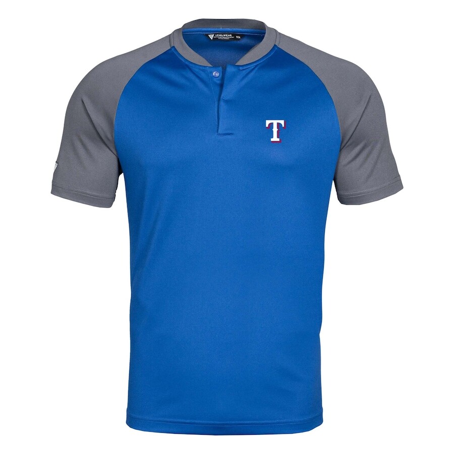 

Поло с коротким рукавом Levelwear Texas Rangers, роял
