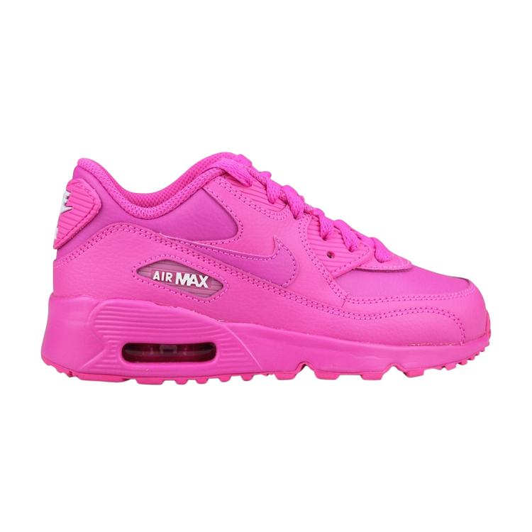 Кроссовки Nike Air Max 90 Leather GS 'Laser Pink', розовый