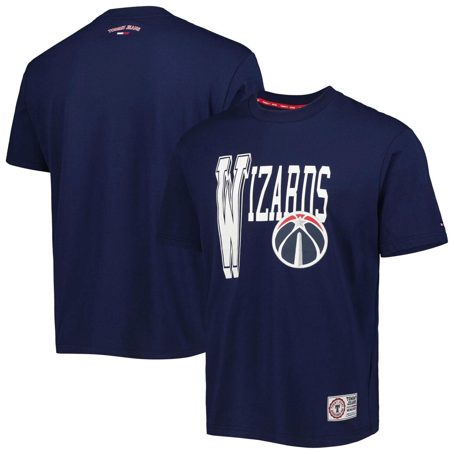 

Мужская темно-синяя футболка Tommy Jeans Washington Wizards Mel Varsity, Синий