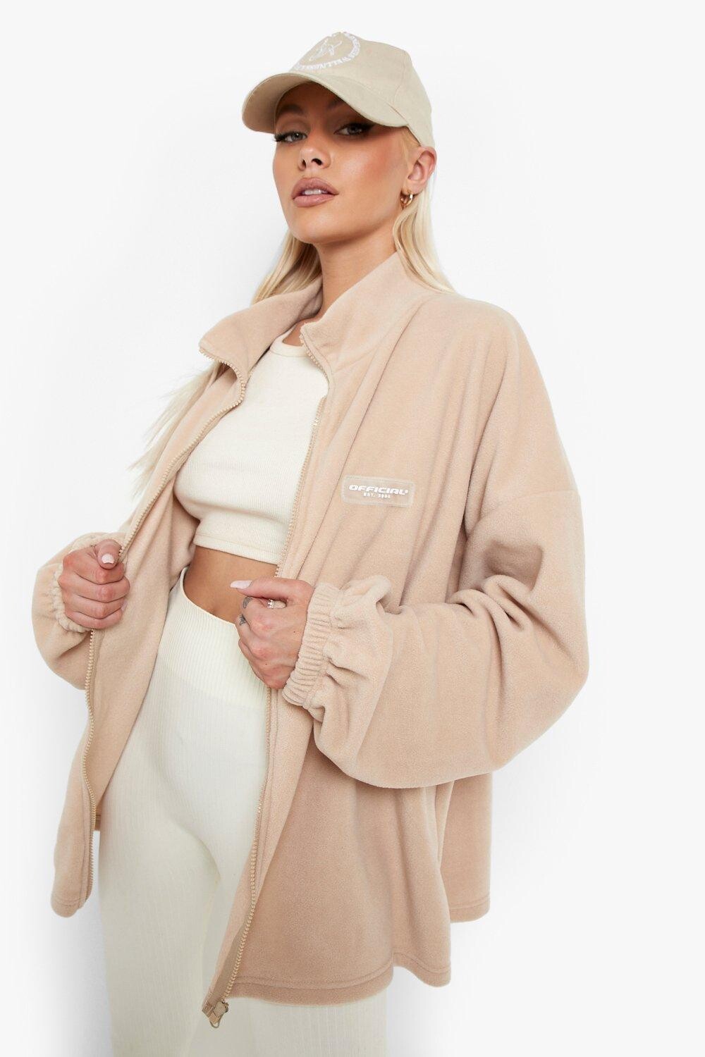 

Официальный свитер polar флисовый на молнии Boohoo, серый