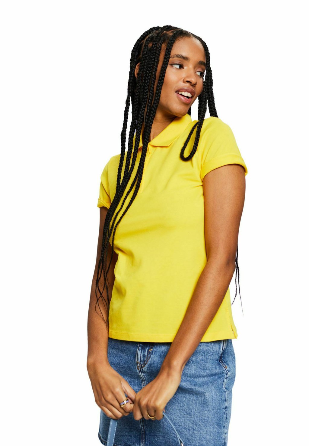 Рубашка-поло Esprit, цвет yellow