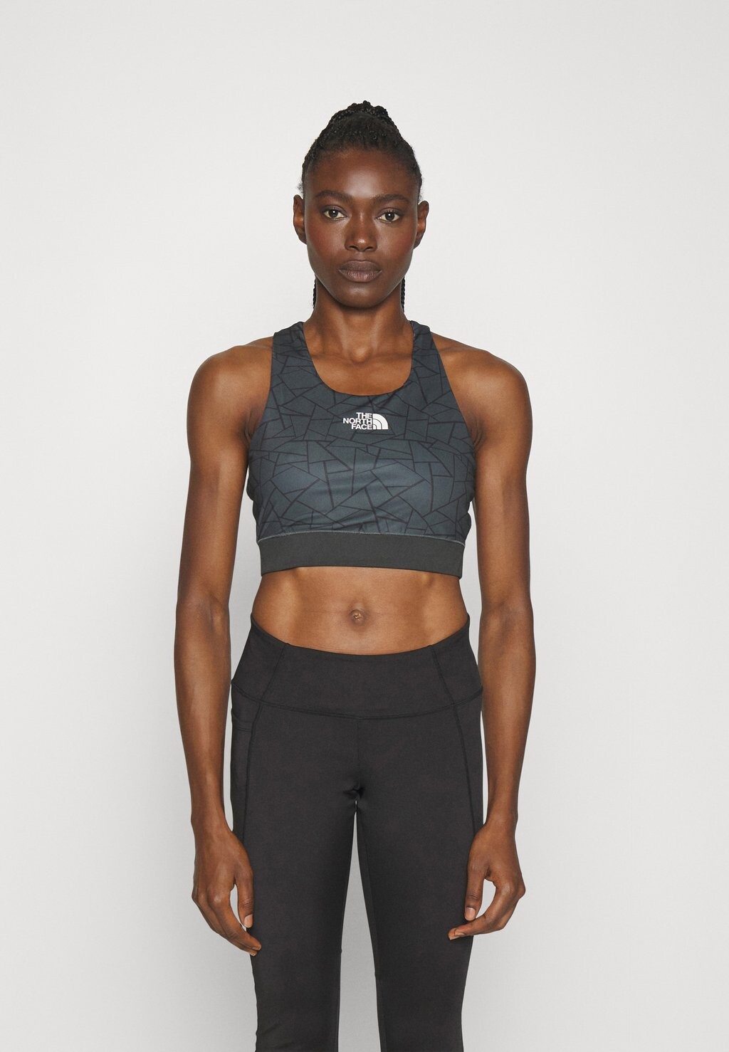 

Спортивный бюстгальтер со средней поддержкой TANKLETTE The North Face, черный/асфальтовый серый