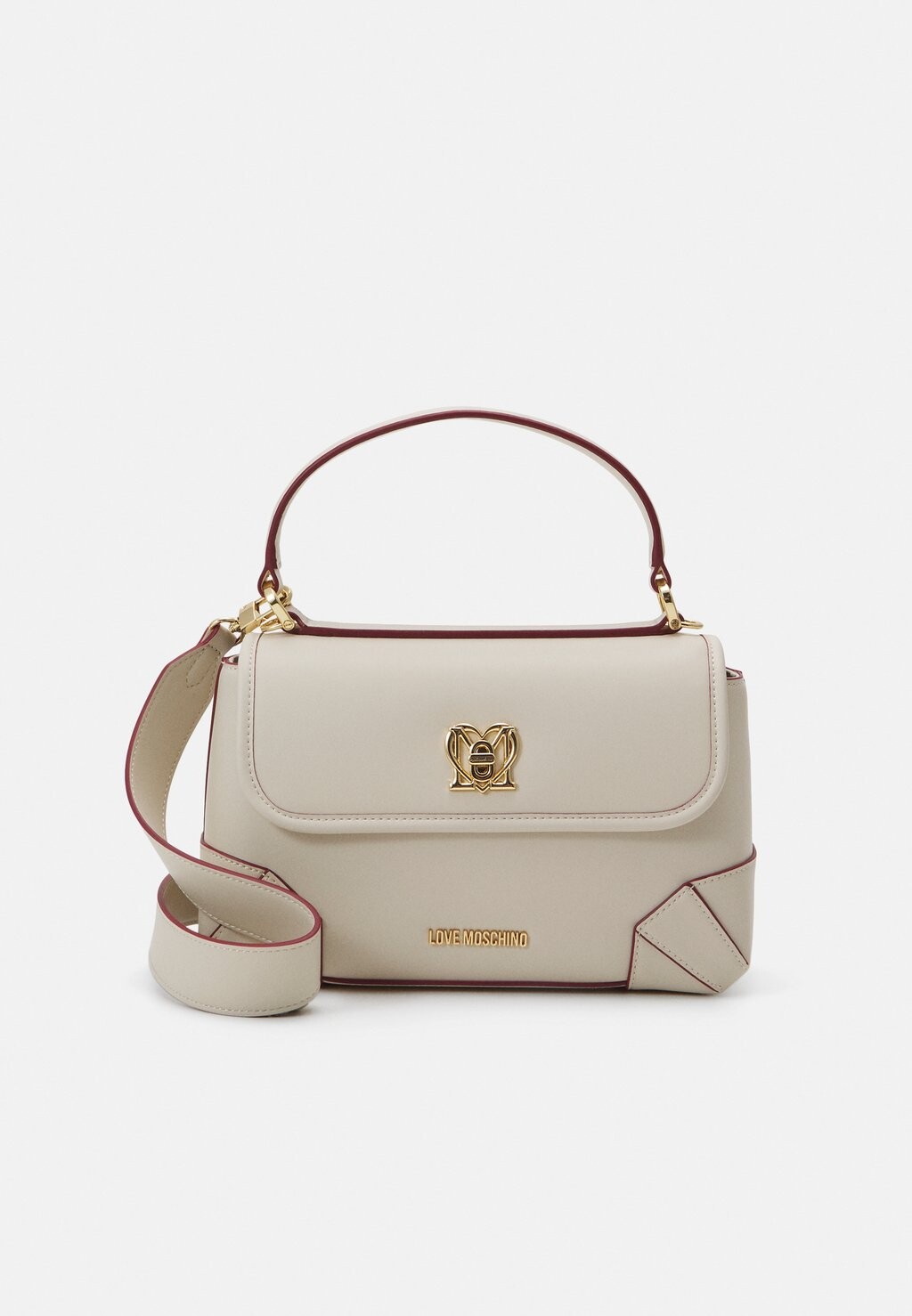 

Сумочка Turn Lock Love Moschino, слоновая кость