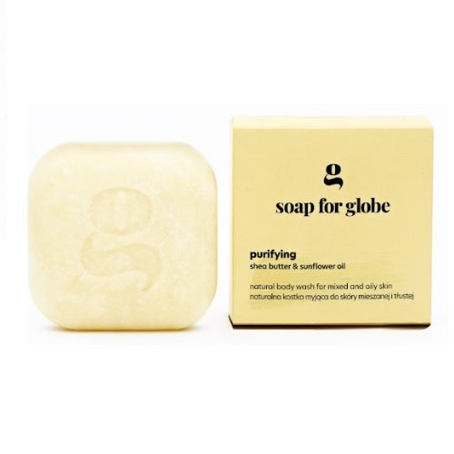 Мыло For Globe, очищающее мыло для кожи с несовершенствами, очищающее, 100г, Soap for globe