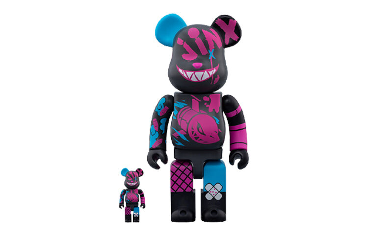 

Коллекционная кукла Be@rbrick Bearbrick x Riot Games Jinx 100% и 400%