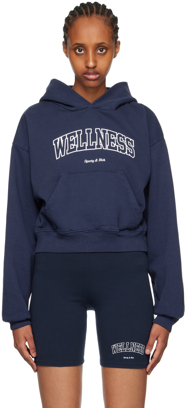 

Темно-синий худи Wellness Ivy Sporty & Rich