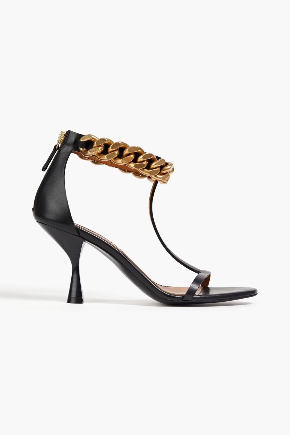 

Босоножки из искусственной кожи с цепочкой Stella Mccartney, черный