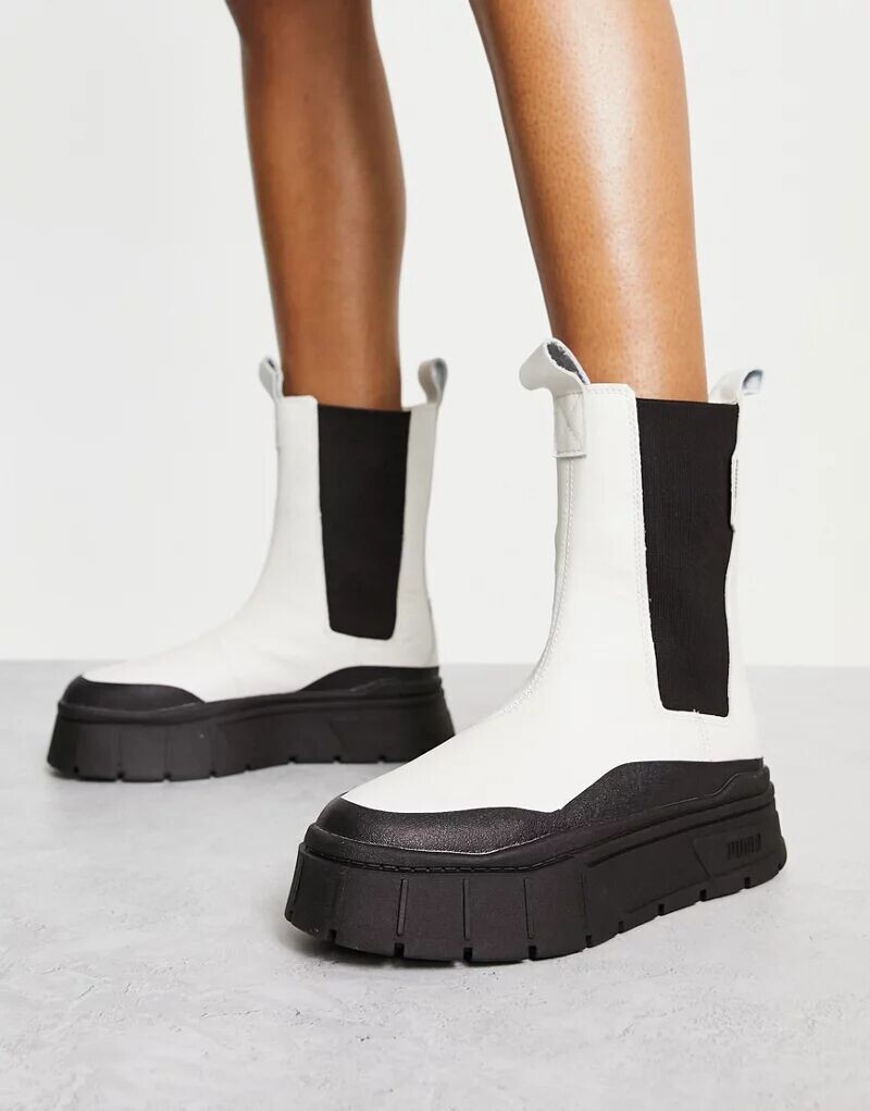 

Белоснежные ботинки PUMA Mayze Stack