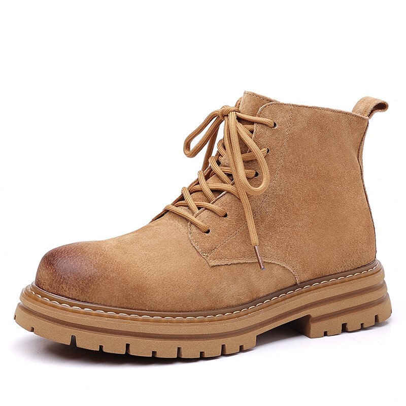 

Мужские ботинки Cahhrrn X Martin Boot Men Beige Mo Xu