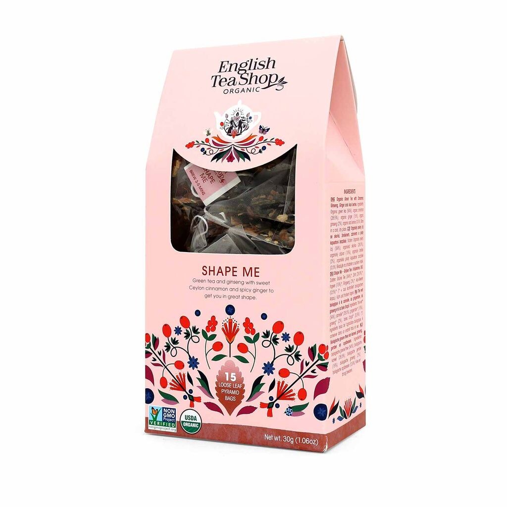 

ETS - Shape Me, БИО, 15 пакетиков-пирамид в бумажной коробке English Tea Shop