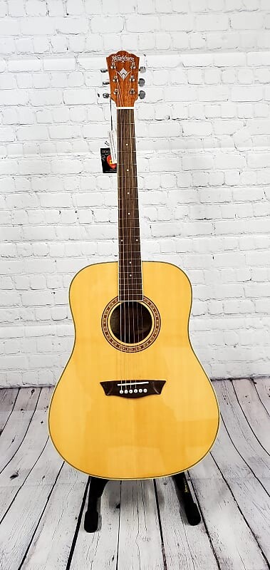 

Акустическая гитара Washburn Dreadnought Acoustic Guitar - Gloss Finish Natural