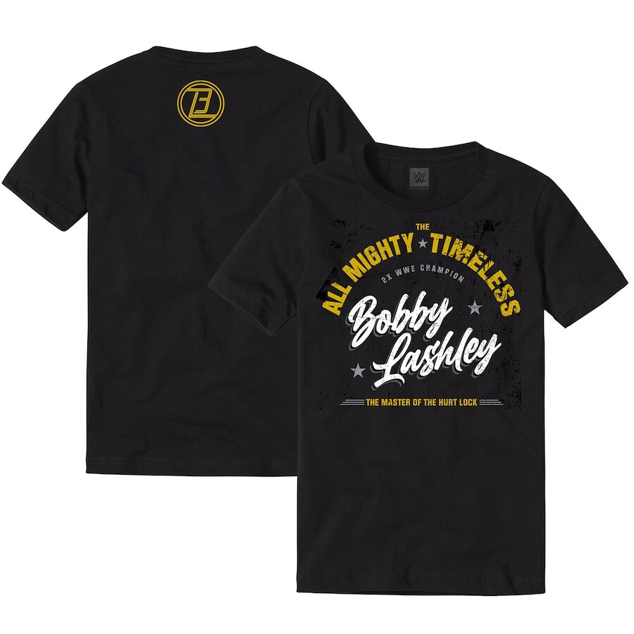 

Футболка с коротким рукавом WWE Authentic Bobby Lashley, черный
