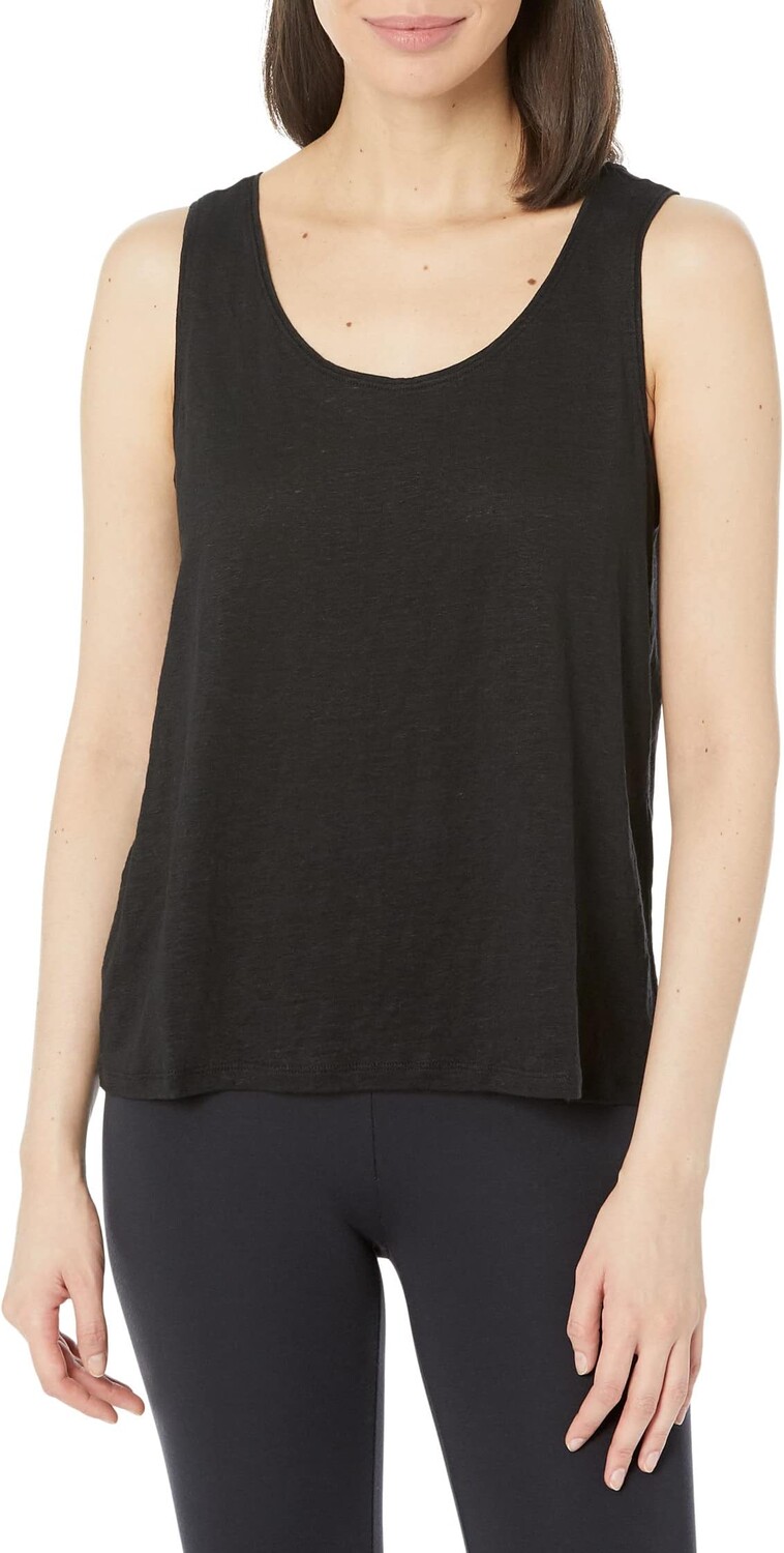 

Майка Scoop Neck Short Tank Eileen Fisher, черный