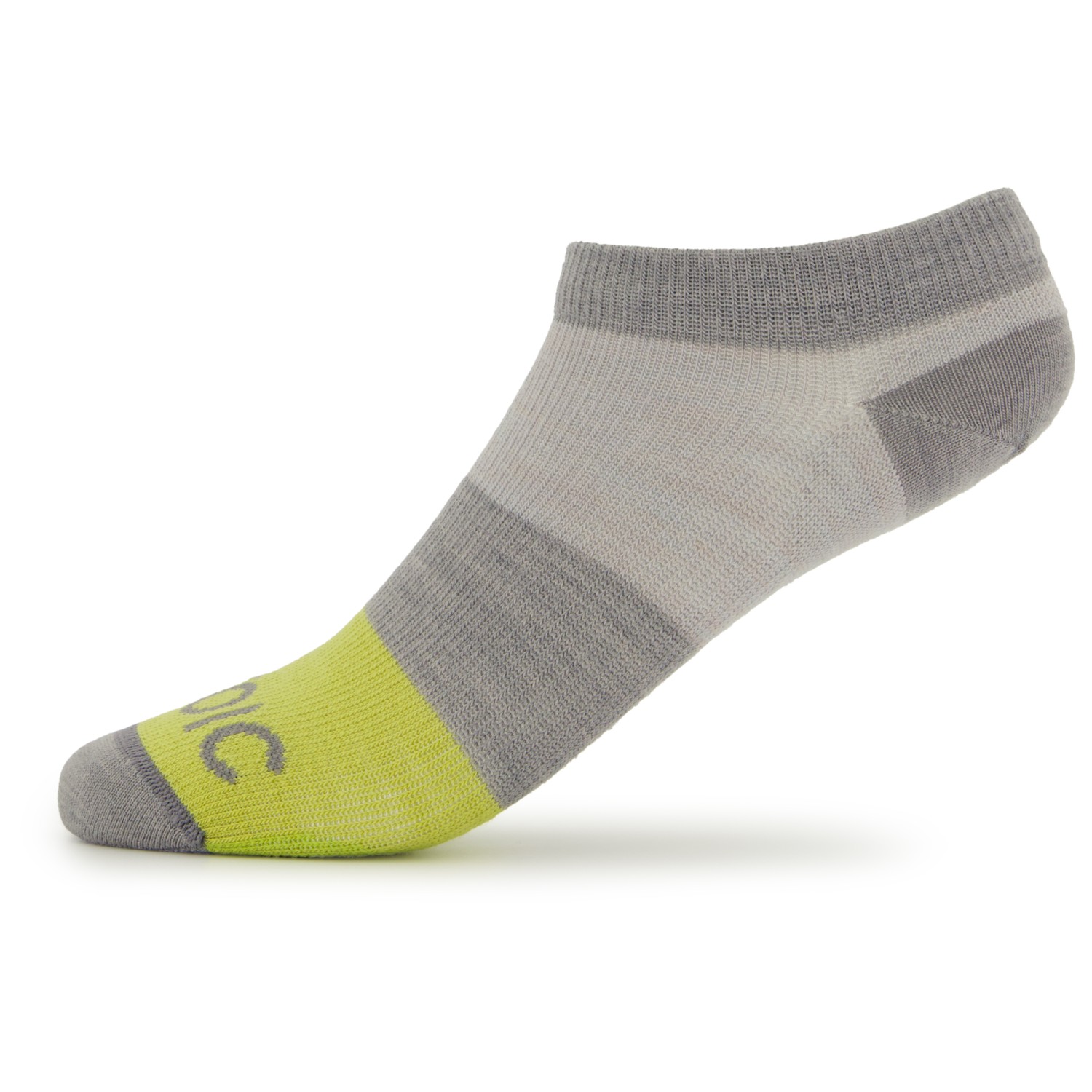 Многофункциональные носки Stoic Merino Everyday No Show Socks, цвет Grey/Lime