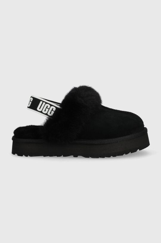 

Кожаные тапочки UGG FUNKETTE, черный