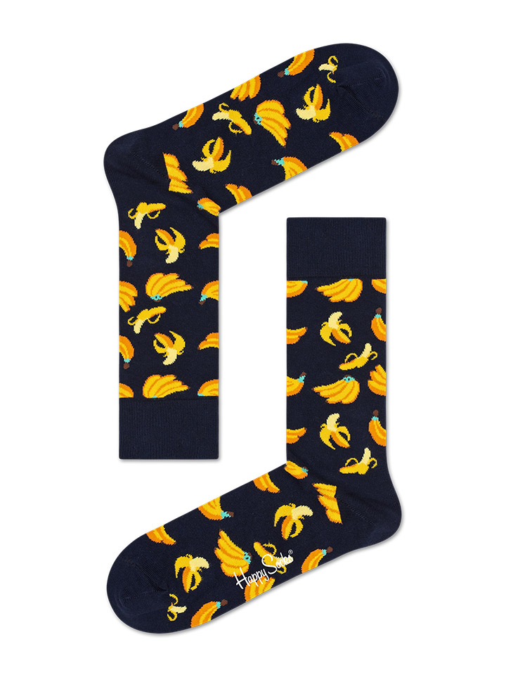 цена Носки Happy Socks Banana, черный