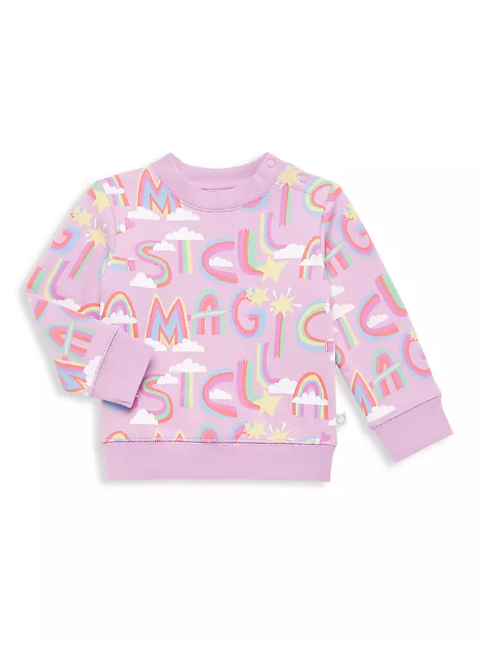 

Толстовка Stella Magic для маленьких девочек Stella Mccartney Kids, фиолетовый